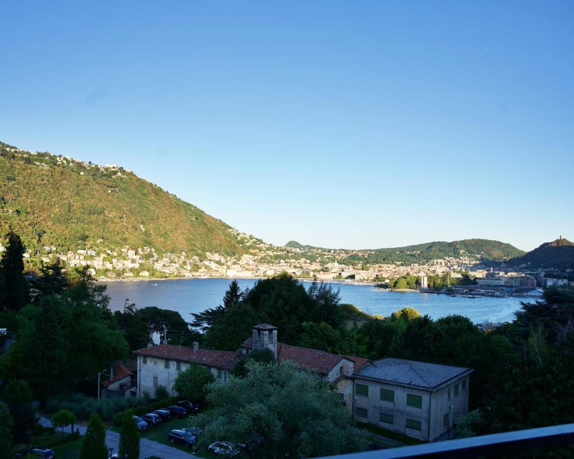The Blue - Lake / City View Modern Apt Near Villa Olmo Como Exteriér fotografie